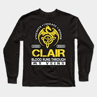 CLAIR Long Sleeve T-Shirt